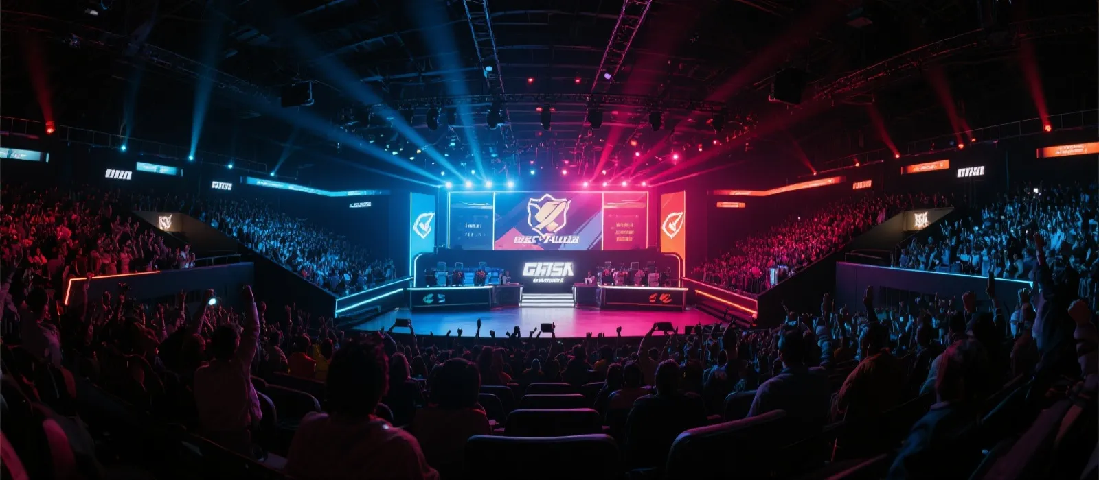 电竞舞台与观众